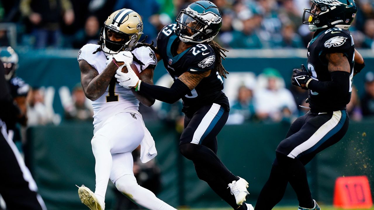 New Orleans Saints wide receiver Marquez Callaway (1) in action during an  NFL football game against