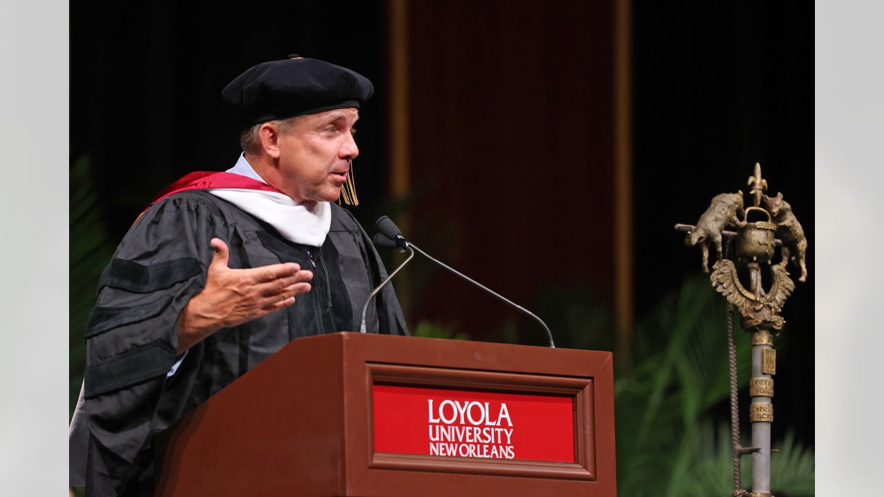 Photos: Sean Payton Speaks At Loyola Commencement