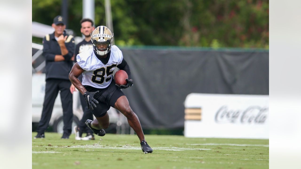 New Orleans Saints defensive tackle Jalen Dalton (77) watches drills during  NFL football training camp in Metairie, Monday, Aug. 2, 2021. (AP  Photo/Derick Hingle Stock Photo - Alamy