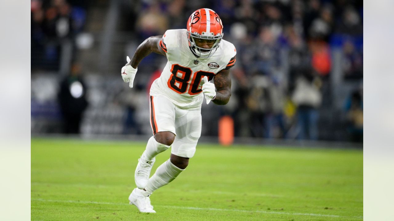 Jarvis Landry Cleveland Browns Game-Used #80 White Jersey vs