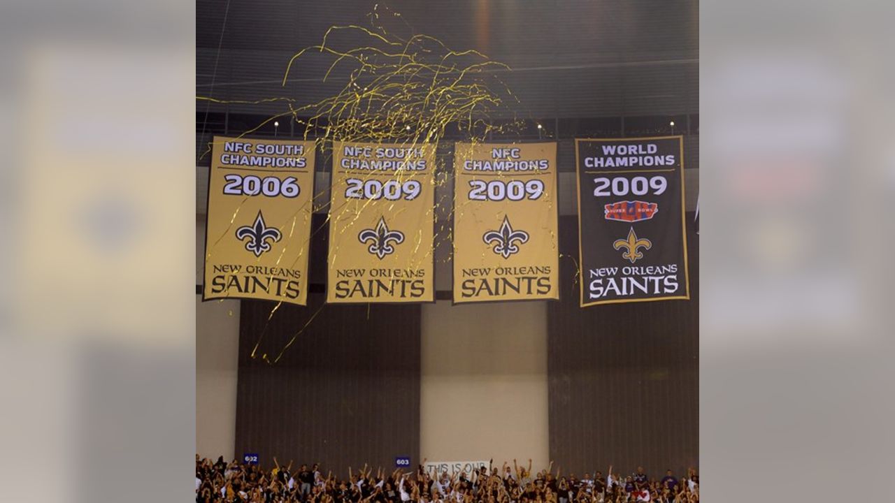 New Orleans Saints Championship Banners  New orleans saints, New orleans,  Saints