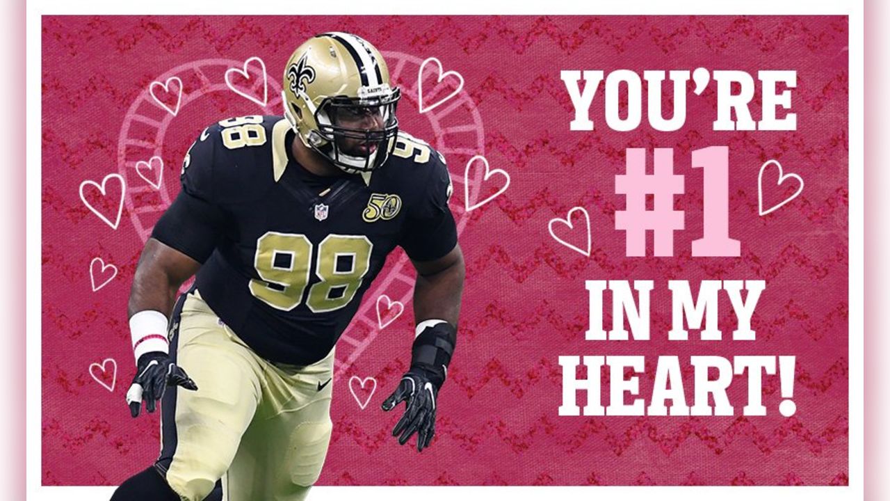 New Orleans Saints on X: Valentine's Day is tomorrow! Don't forget cards  for your loved ones ->  #Saints   / X