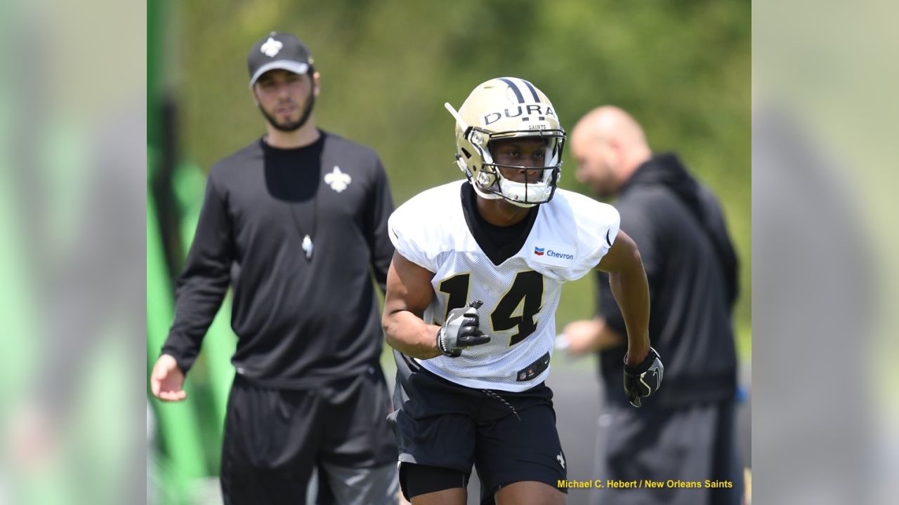 New Orleans Saints - LSU Footballl WR, Breaux Bridge native Travin Dural at  #Saints Rookie Camp today! PHOTOS: