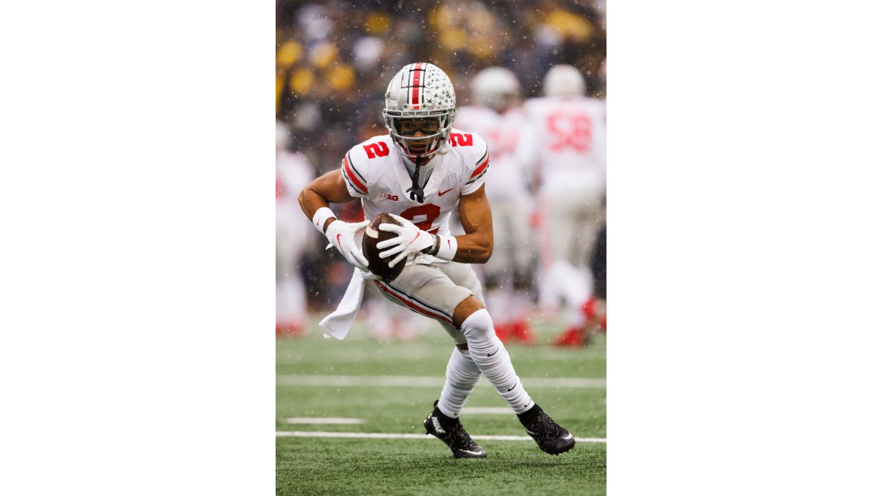 2022 Score NFL Draft Showcase #10 Chris Olave /100 - Ohio State Buckeyes