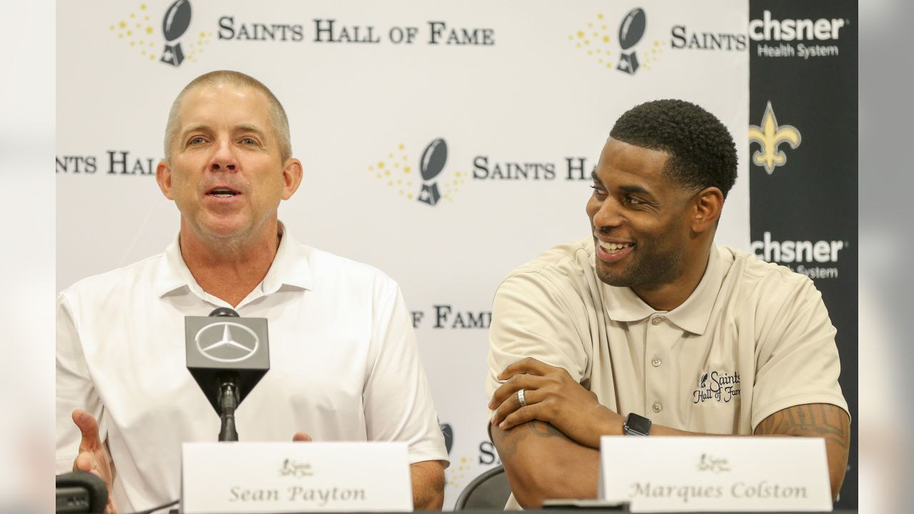 Sean Payton praises Saints Hall of Famers Reggie Bush, Marques Colston