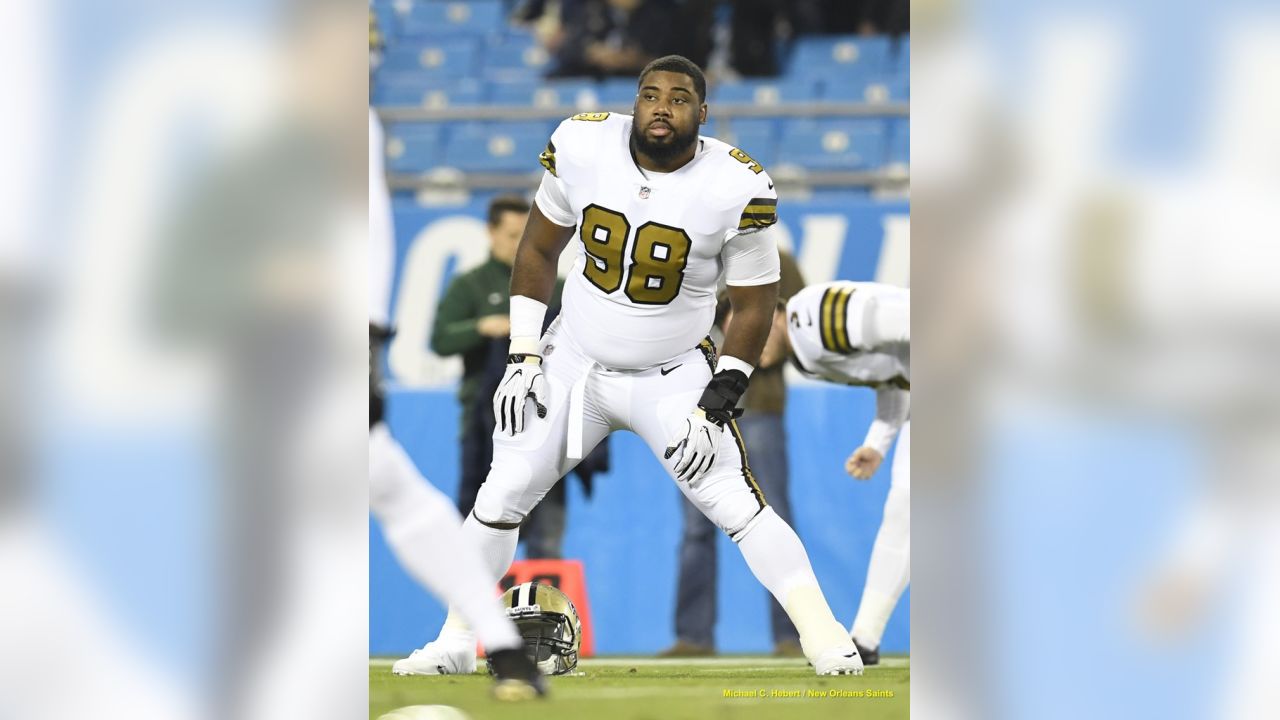 Defensive tackle Khalen Saunders dancing his way into comfort zone with New  Orleans Saints