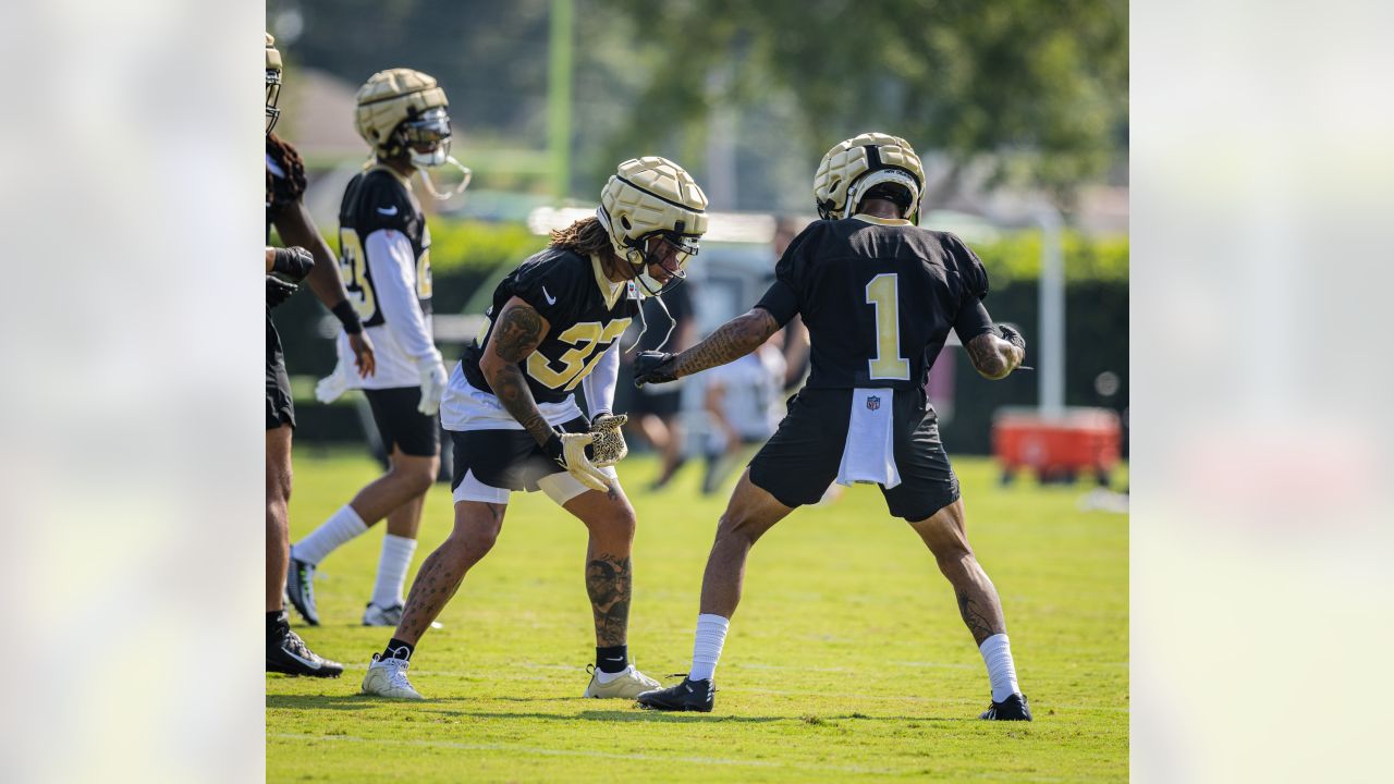 Carl Granderson talks defensive line coach, his advice for rookies on Day  10 of Saints Training Camp 2023