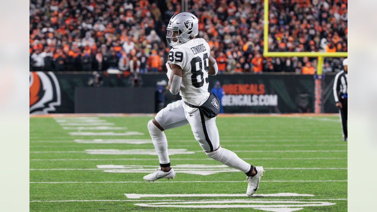 Atlanta Falcons wide receiver Bryan Edwards (89) runs against