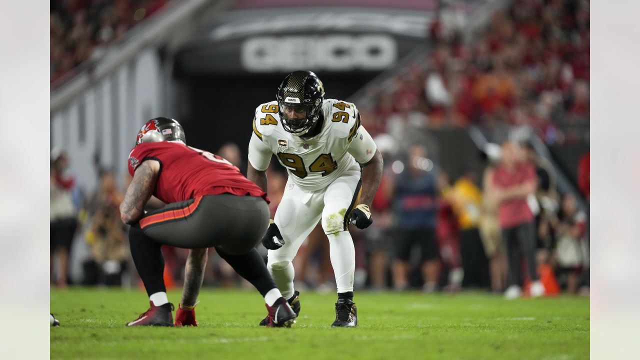 New Orleans Saints DE Cam Jordan celebrates big play with dunk