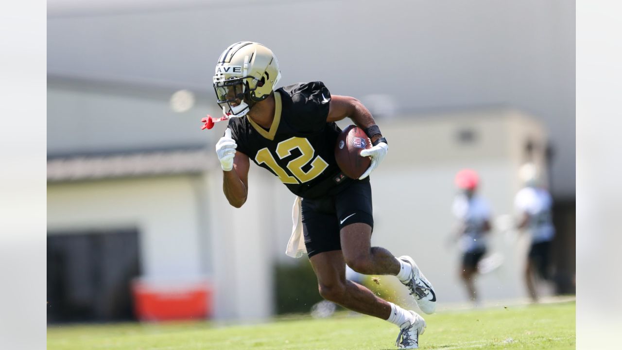 New Orleans Saints - Jarvis Landry catches ball over camper at his