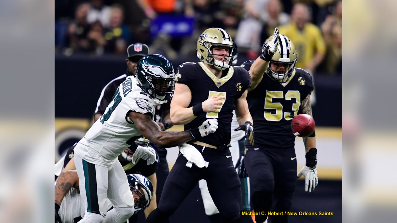 Saints go marching on with 20-14 win over Eagles