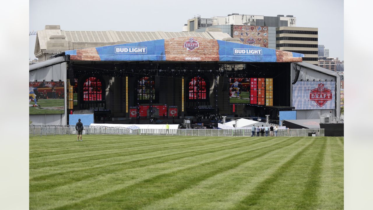 Photos: Behind the scenes of the NFL Draft red carpet and green rooms in Kansas  City