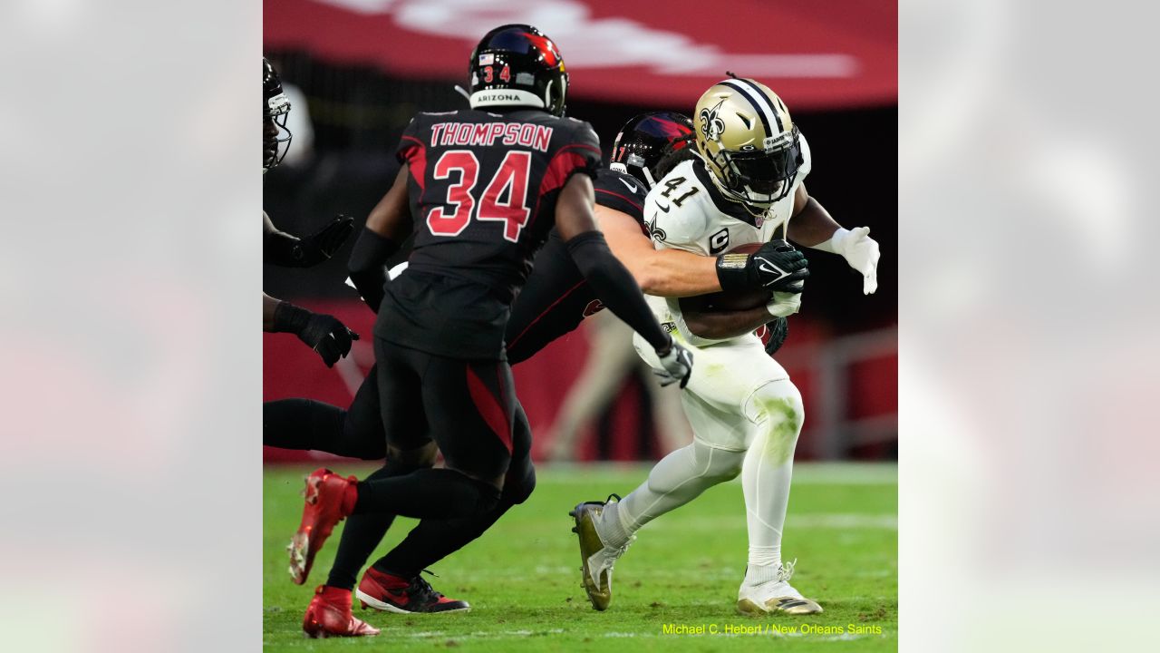 Arizona Cardinals cornerback Christian Matthew (35) warms up before an NFL  football game against the New Orleans Saints, Thursday, Oct. 20, 2022, in  Glendale, Ariz. (AP Photo/Rick Scuteri Stock Photo - Alamy