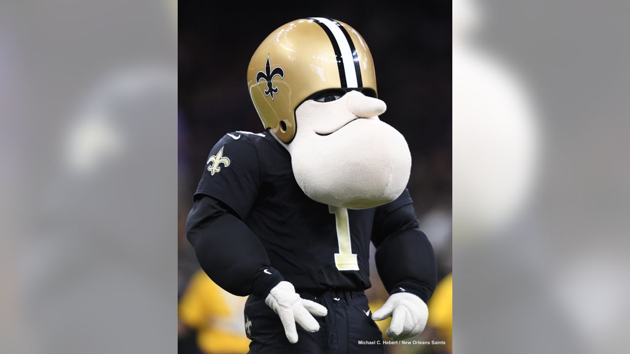 : New Orleans Saints Sir Saint Mascot Double Sided