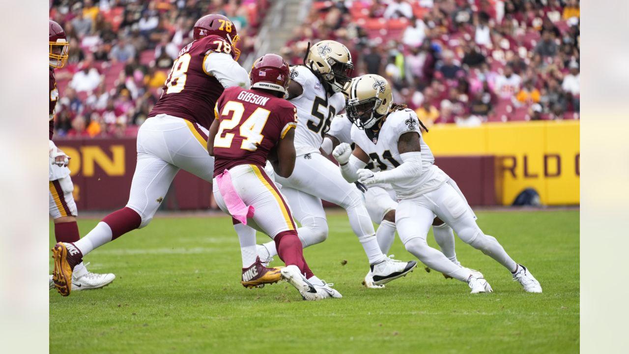 Bradley Roby of the New Orleans Saints looks on during the second