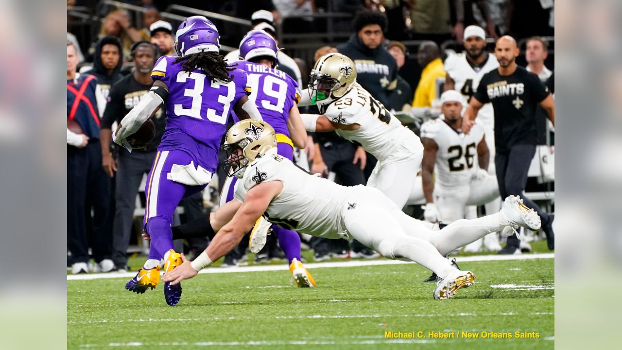 Vikings upend Saints OT, 26-20