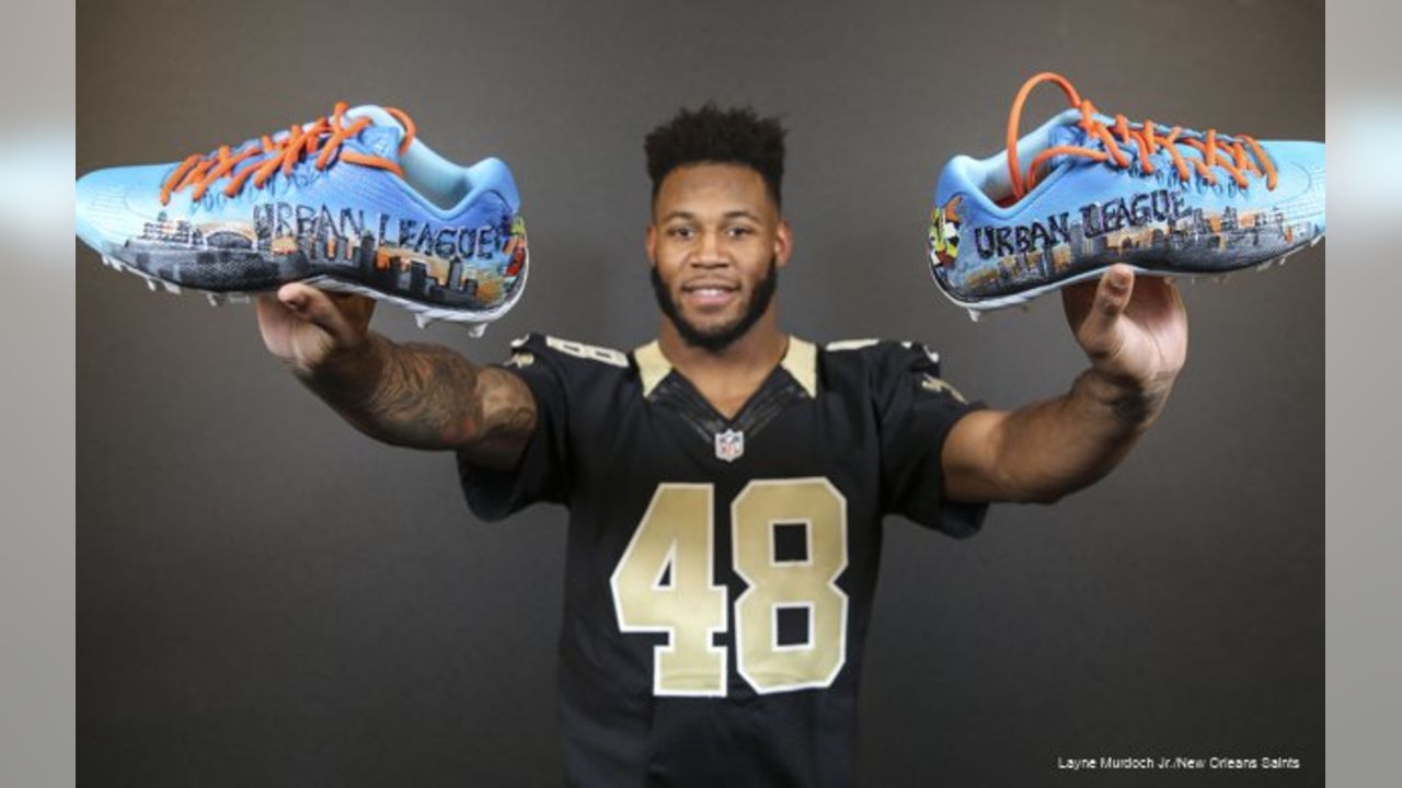 Saints players showcase My Cause, My Cleats shoes