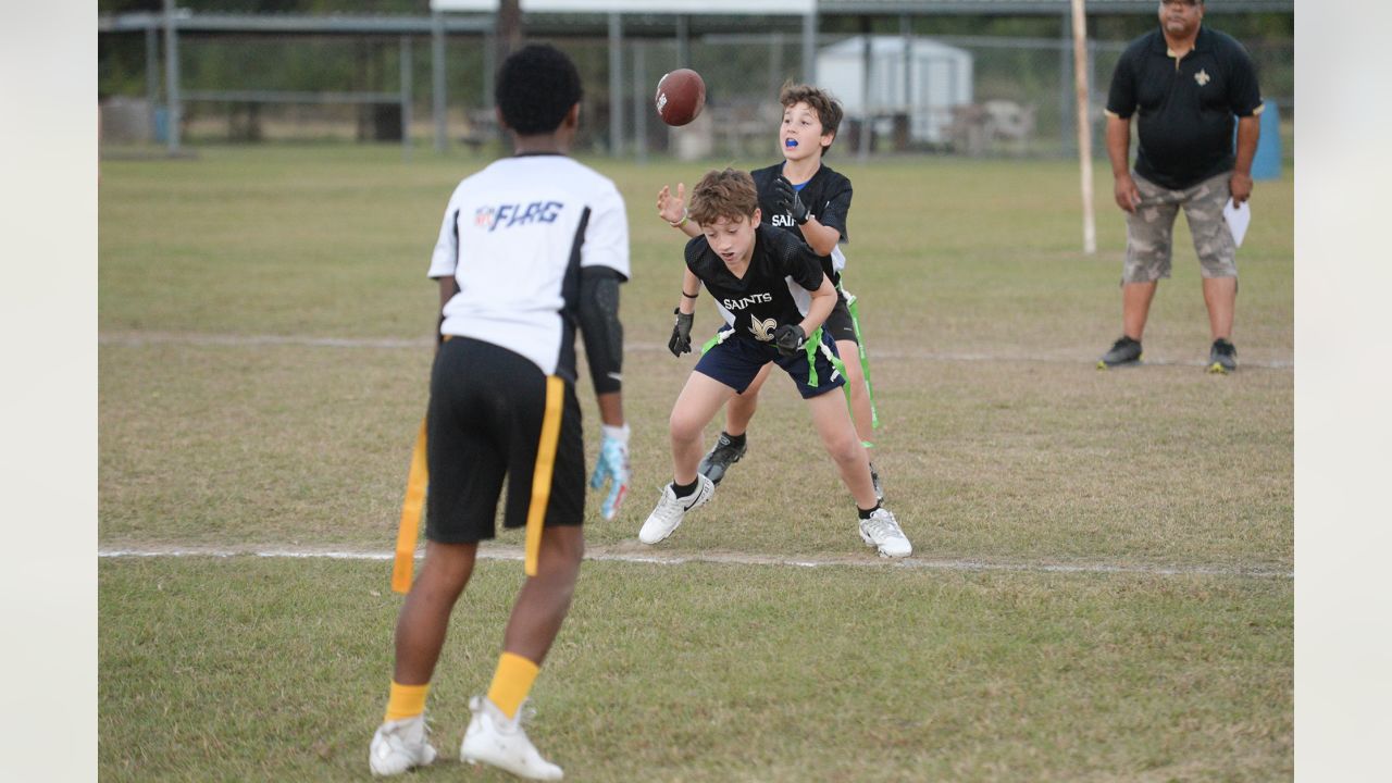 Photos: Saints, Gatorade highlight NFL Youth Flag football team in