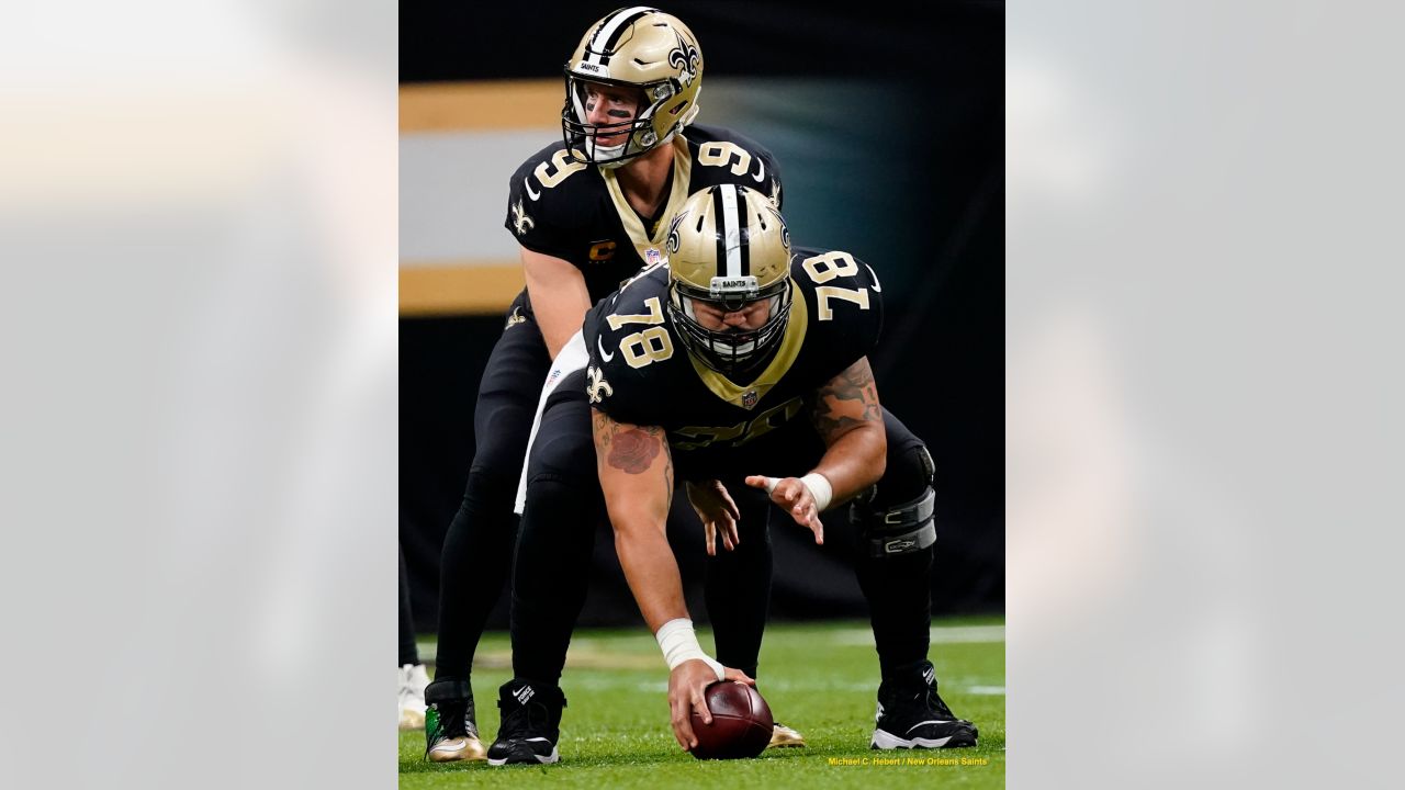 Saints QB Drew Brees praises rookie C Erik McCoy after first NFL start