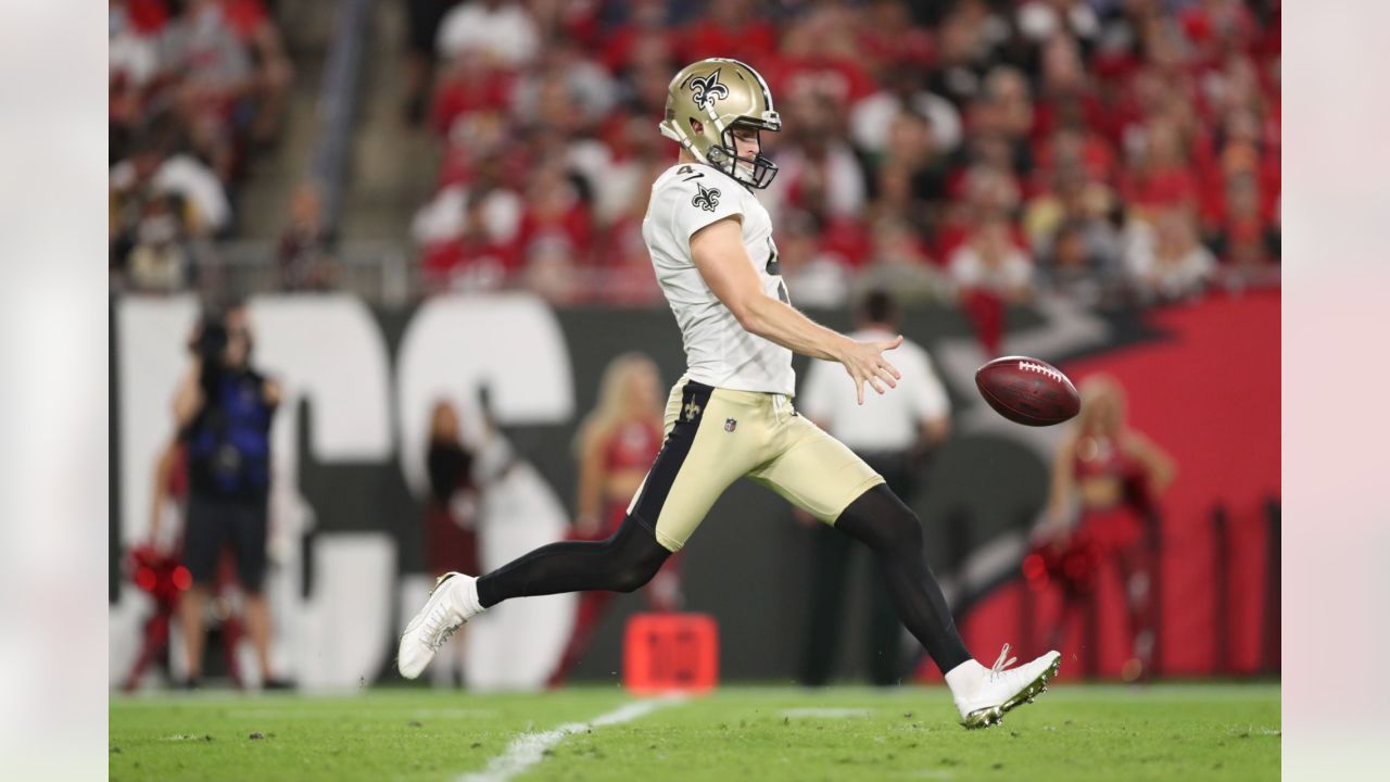 Saints punter Blake Gillikin unleashes 81-yard punt