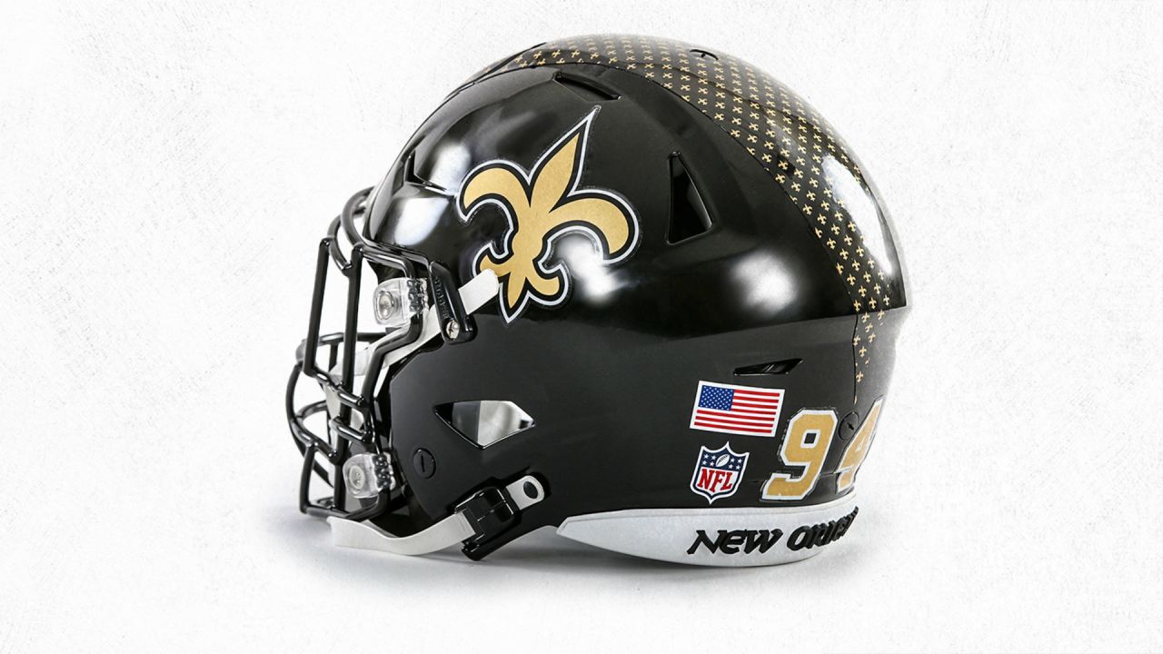 Photos: Saints unveil new black helmet for 2022 NFL season