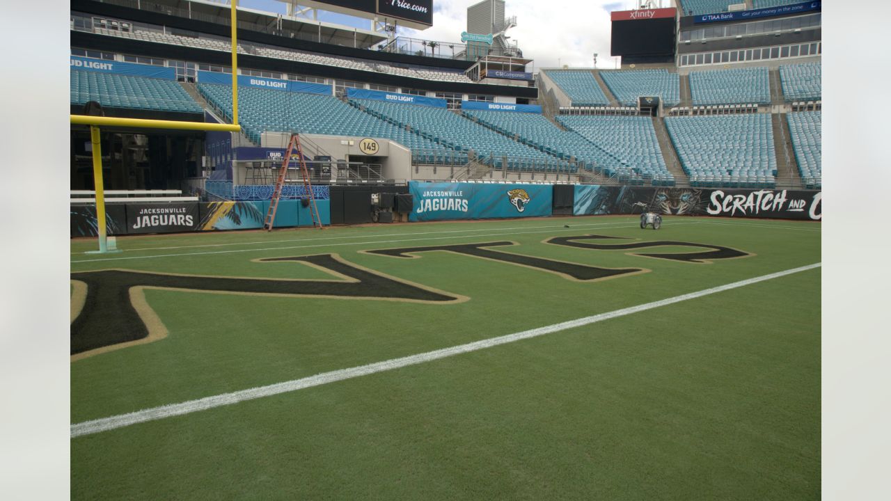 Look: Jaguars' TIAA Bank Field dressed up to host the Saints in Week 1