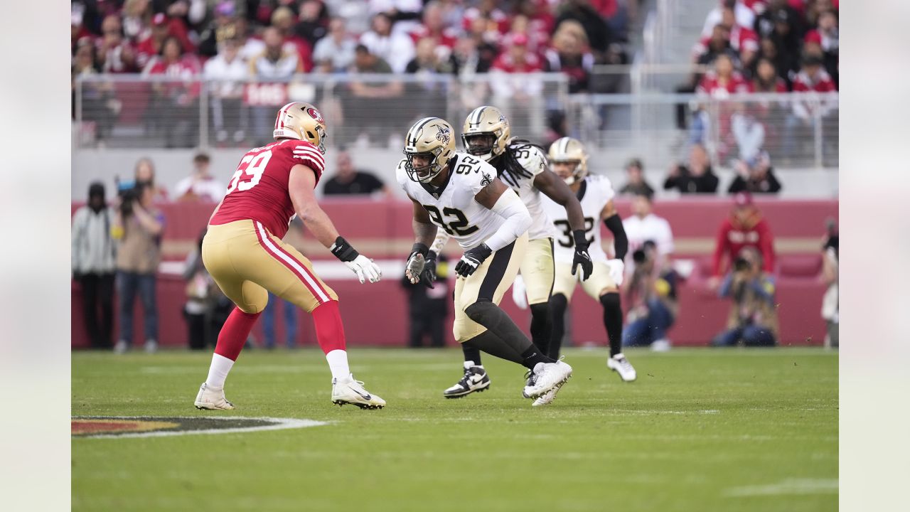 New Orleans Saints defensive end Marcus Davenport (92) in action during an  NFL football game against the Atlanta Falcons, Sunday, Nov. 7, 2021, in New  Orleans. (AP Photo/Tyler Kaufman Stock Photo - Alamy