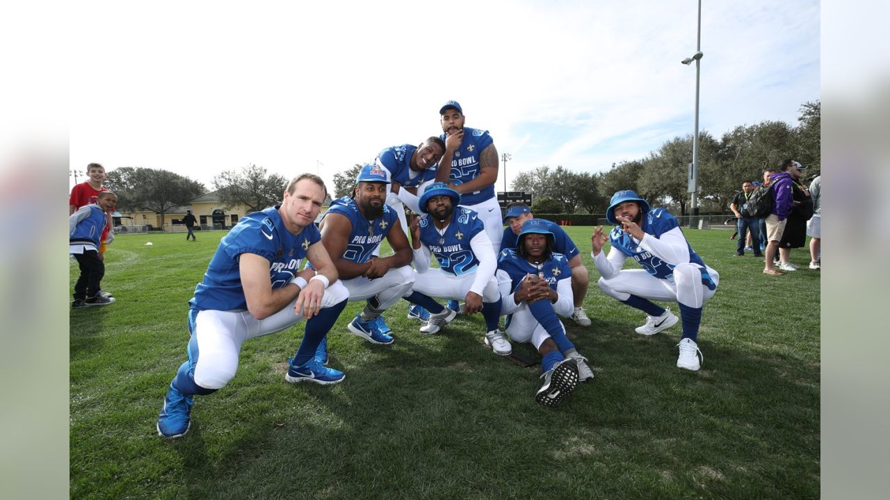 Saints at 2018 NFL Pro Bowl Practice Day 2 - January 25, 2018