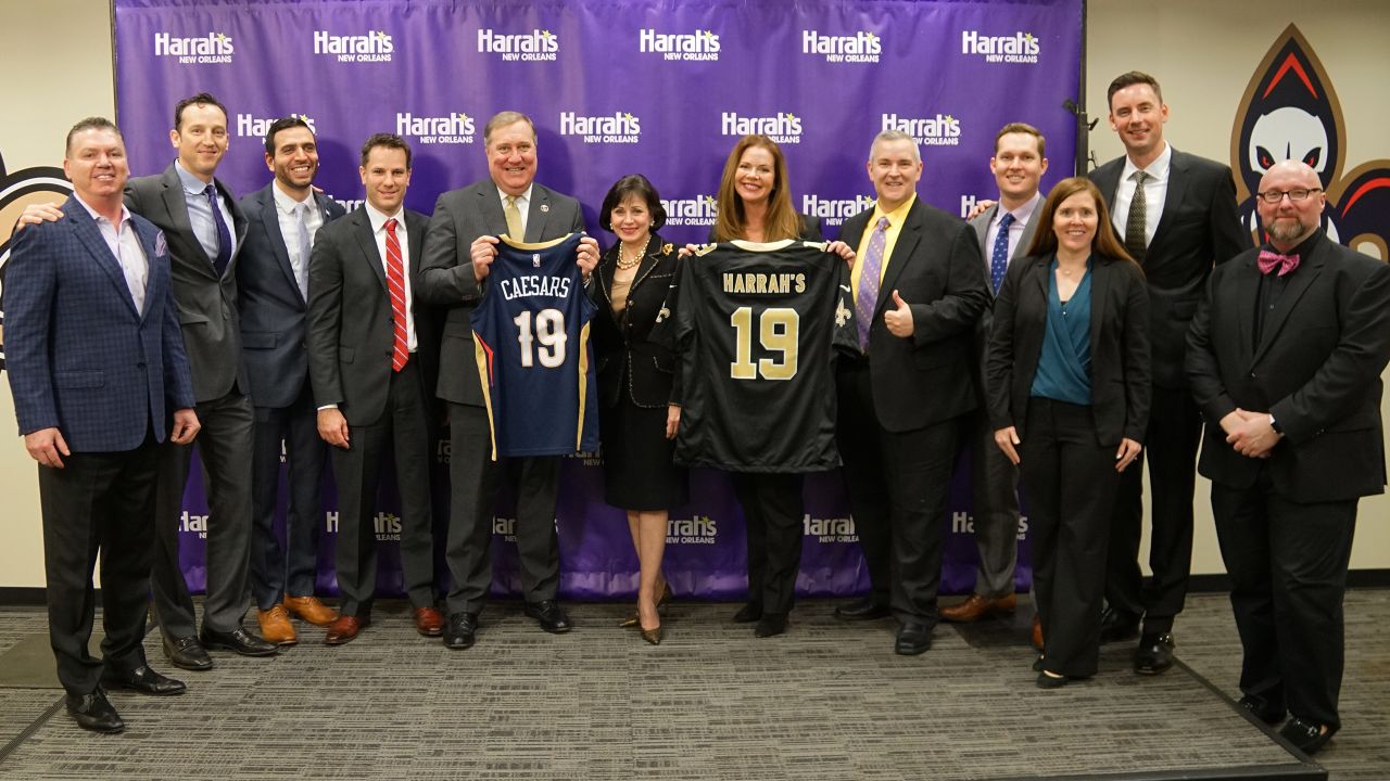 New Orleans Pelicans and Saints Select Harrah's New Orleans As