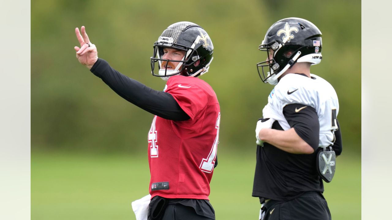 Saints Debut Their Awesome New Black Helmets on Sunday in London