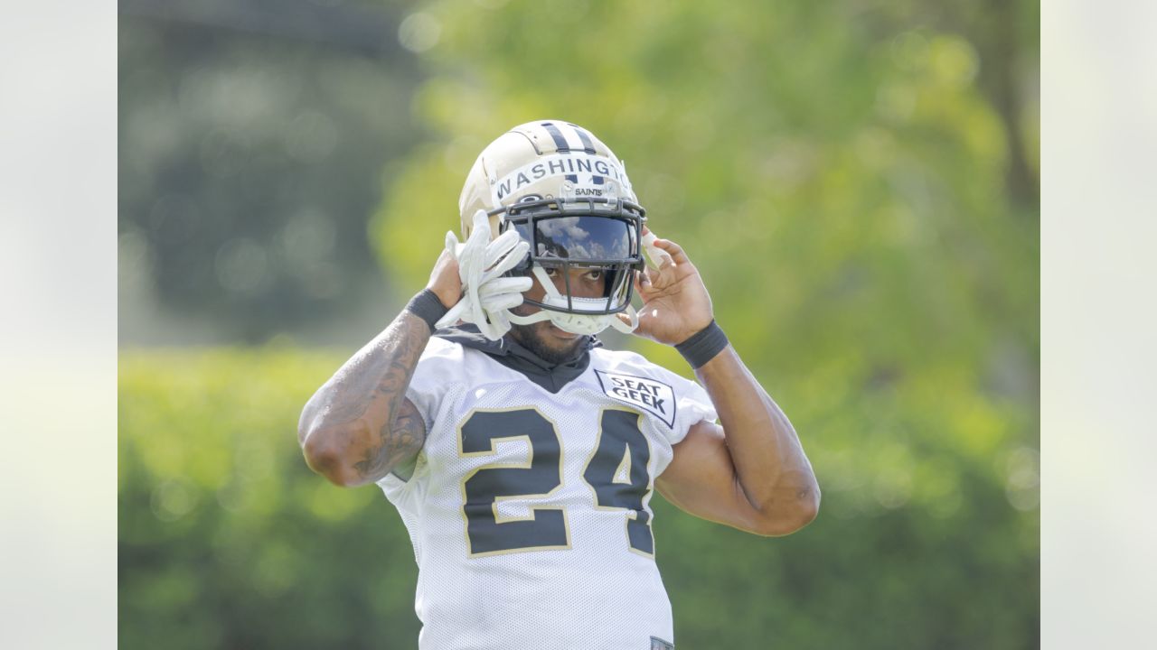 Saints' Marquez Callaway is embracing being No. 1, literally and