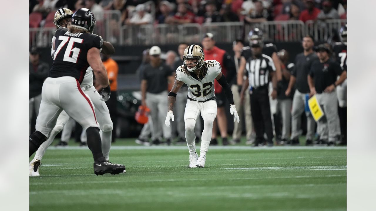 New Orleans Saints safety Tyrann Mathieu (32) in action during the NFL  football game against the Philadelphia Eagles, Sunday, Jan. 1, 2023, in  Philadelphia. (AP Photo/Chris Szagola Stock Photo - Alamy