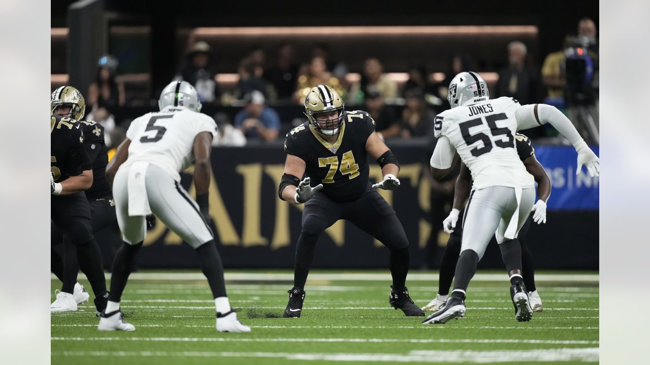 New Orleans Saints right tackle Ryan Ramczyk recognized in the