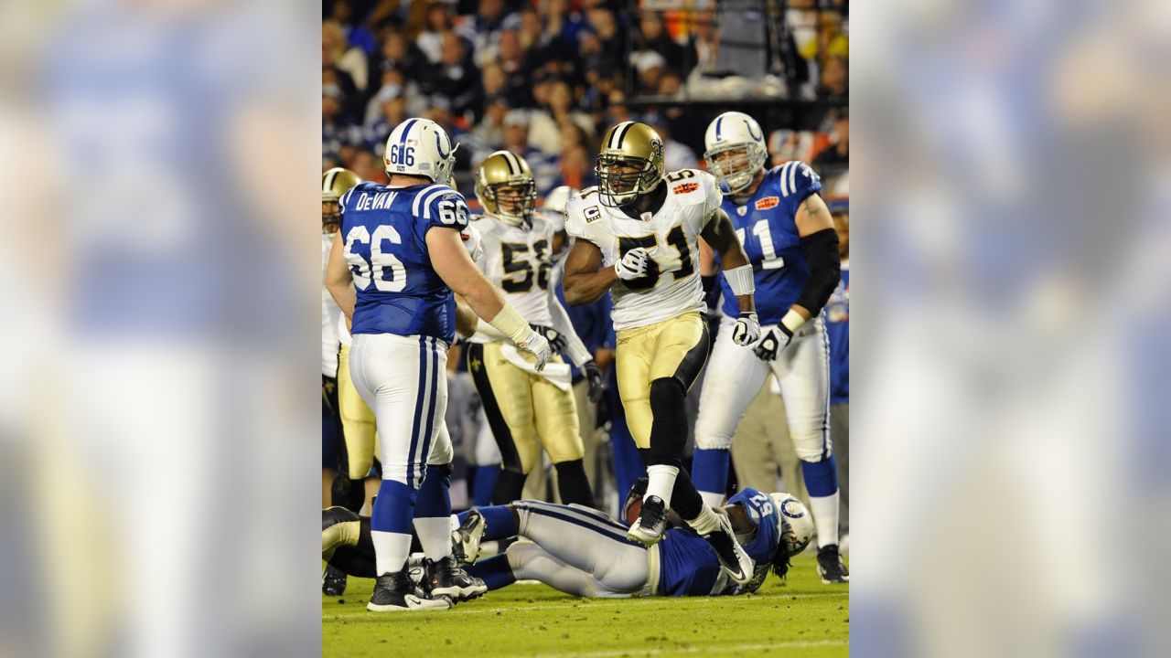 Photo: Super Bowl XLIV Indianapolis Colts vs New Orleans Saints in Miami -  SBP20100207527 