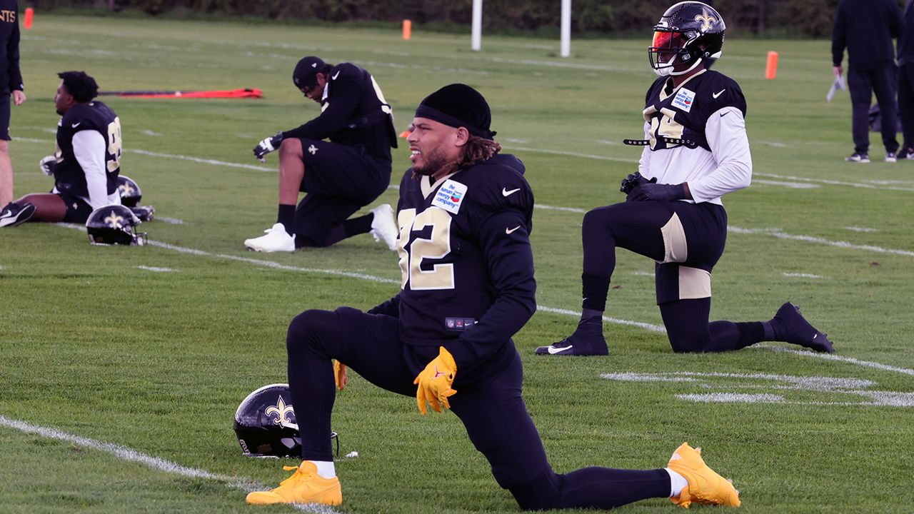 Saints Debut Their Awesome New Black Helmets on Sunday in London