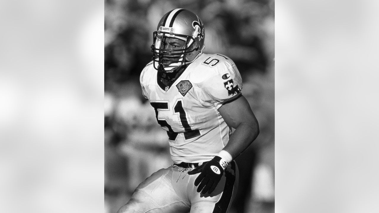 SAM MILLS  New Orleans Saints 1994 Wilson Throwback NFL Football