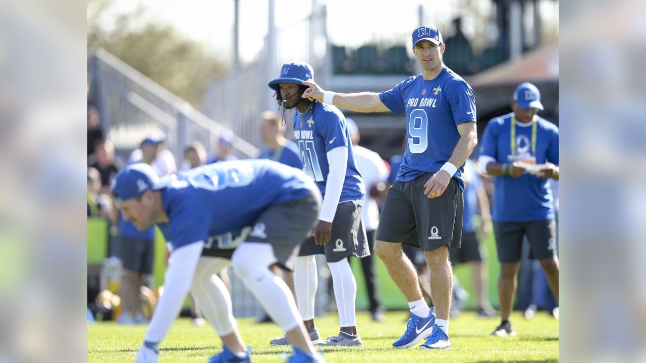 Saints at 2018 NFL Pro Bowl Practice Day 1 - January 24, 2018