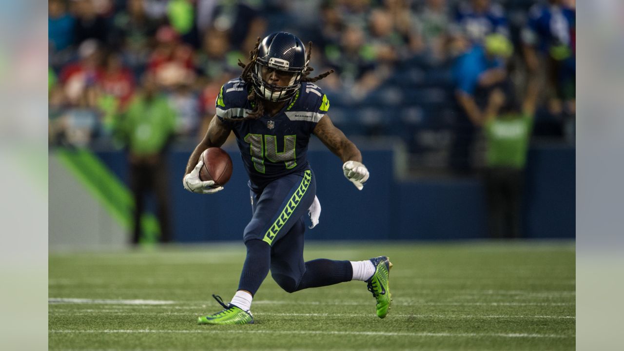 August 18, 2017: Seattle defensive end Cassius Marsh (91) during