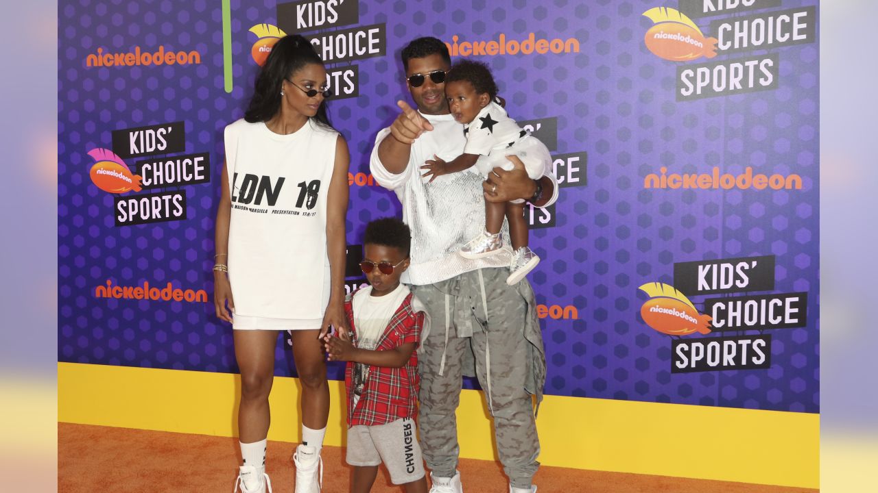 Ciara brings her family to Nickelodeon Kids' Choice Sports Awards 