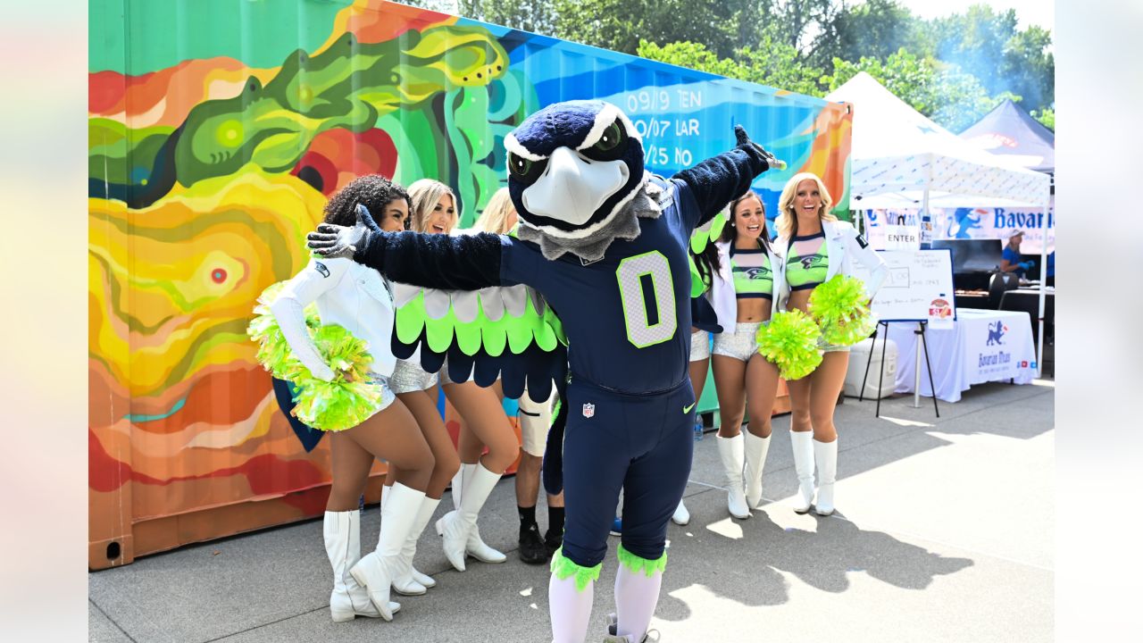 Blitz the Seahawk BOOM Seattle Seahawks the Seahawk Mascot