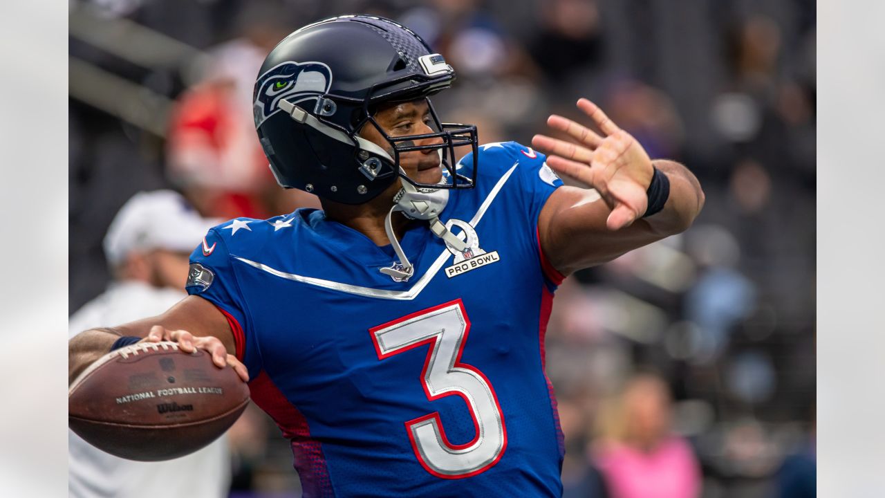 PHOTOS: Russell Wilson Competes In 2022 Pro Bowl Skills Showdown