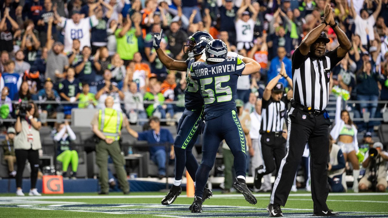 Seattle Seahawks linebacker Ben Burr-Kirven (55) during an NFL