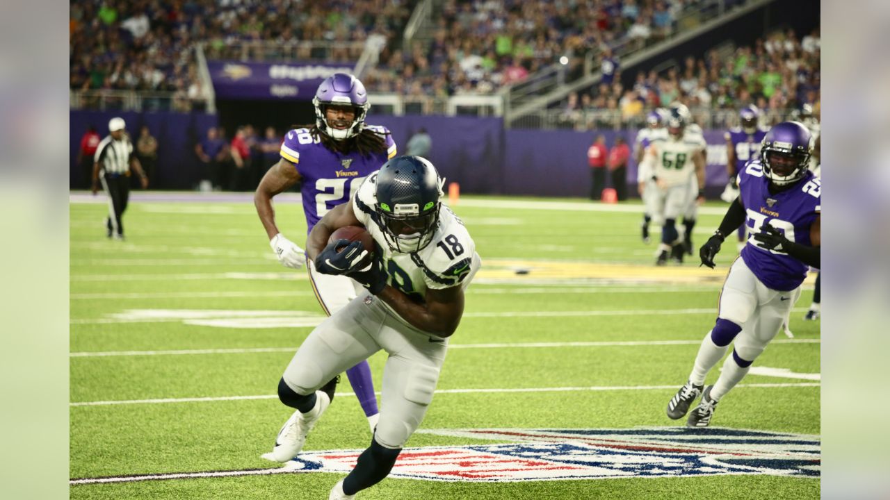 Seattle, United States. 2nd Dec, 2019. Seattle Seahawks wide receiver David  Moore (83) dances with wide receiver Tyler Lockett (16), wide receiver  Jaron Brown (18), wide receiver D.K. Metcalf (14), after he