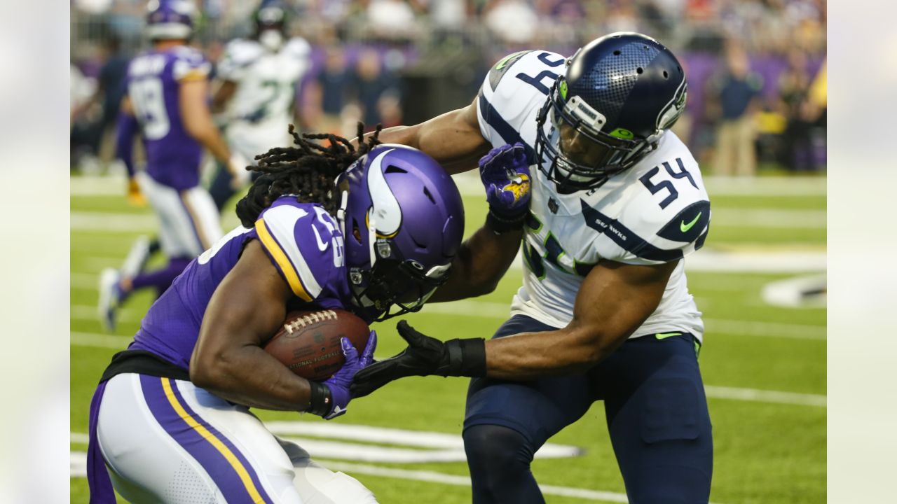 Minnesota Vikings linebacker Danielle Hunter (99) reacts after a play  during the second half of an NFL wild-card football game against the New  York Giants, Sunday, Jan. 15, 2023 in Minneapolis. (AP