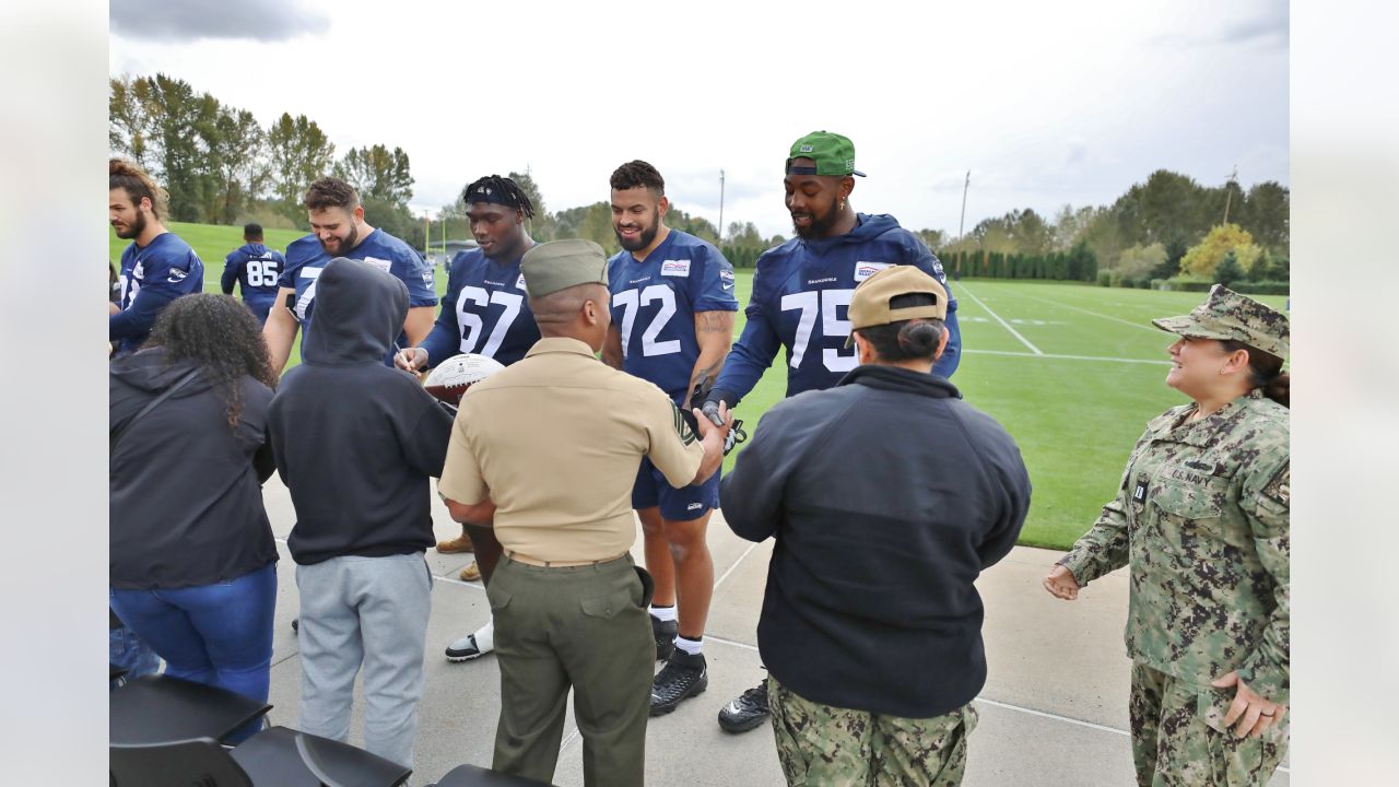 Servicemembers attend NFL Military Appreciation Football G…