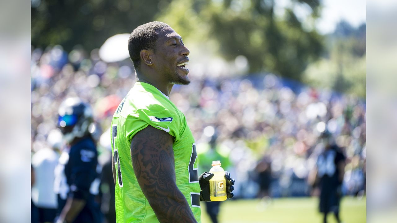 Seattle Seahawks on X: The club debuted green practice jerseys on the  first day of #SeahawksCamp: [   / X