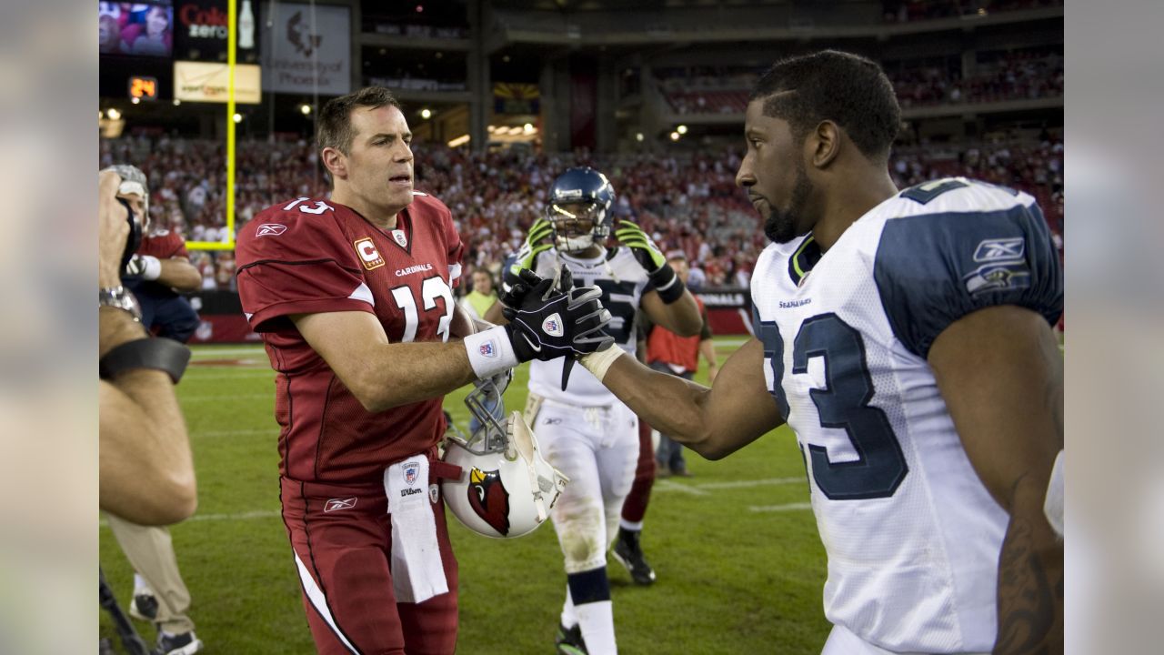 Seattle Seahawks' Marcus Trufant before the NFL preseason football game  against Green Bay Packers Saturday, Aug. 21, 2010, in Seattle. (AP  Photo/John Froschauer Stock Photo - Alamy