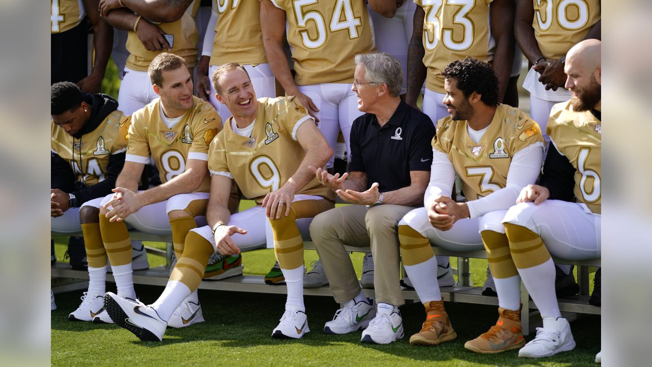 NFL on X: .@drewbrees x @DangeRussWilson x @KirkCousins8 Your 2020 #ProBowl  NFC QBs! 