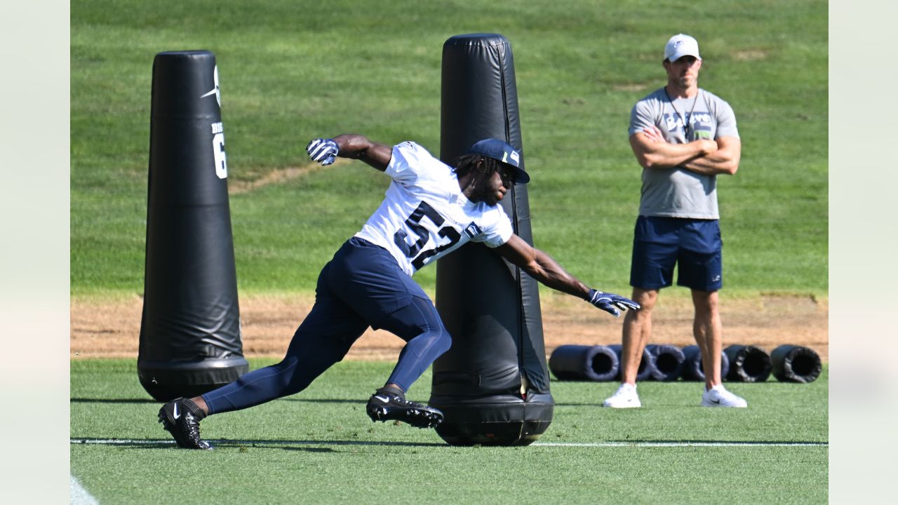 Bryan Mone Youth Seattle Seahawks Ash Pro Line Name & Number Logo