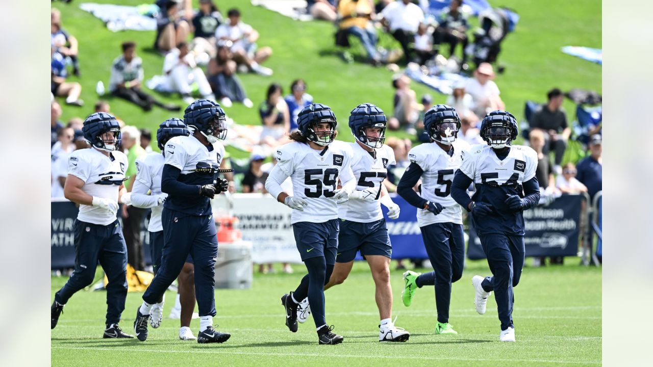 PHOTOS: Seahawks Players Practice In Preparation For Their First